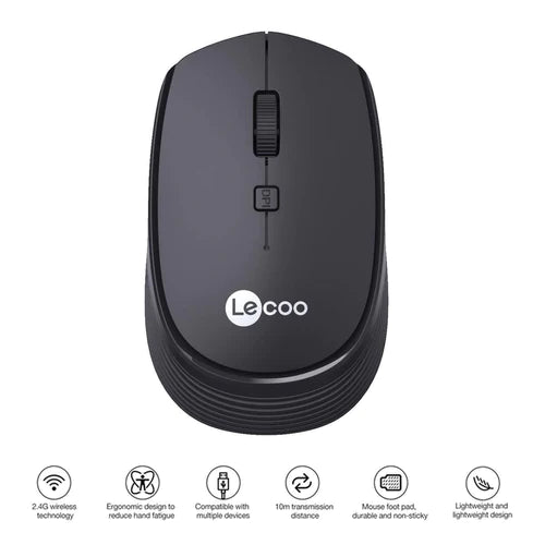 Lenovo Lecoo WS202 2.4G Wireless Mouse | Gigahertz