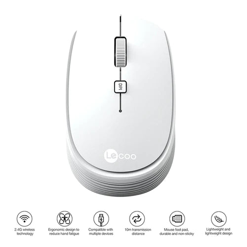 Lenovo Lecoo WS202 2.4G Wireless Mouse | Gigahertz