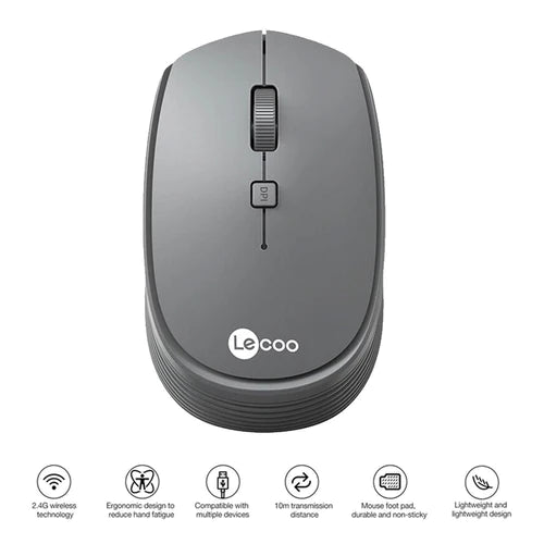 Lenovo Lecoo WS202 2.4G Wireless Mouse | Gigahertz