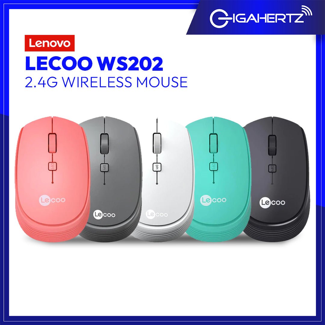 Lenovo Lecoo WS202 2.4G Wireless Mouse | Gigahertz