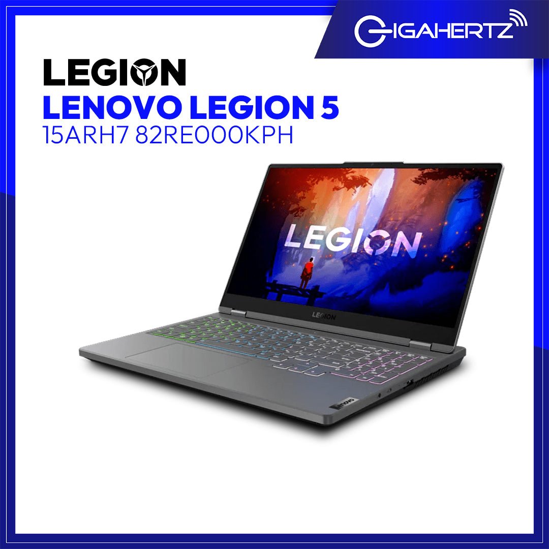 Lenovo Legion 5 15ARH7 82RE000KPH | 15.6" FHD | Ryzen 5 6600H | GeForce RTX 3050 | 16GB RAM | 512GB SSD | WIN 11 | Gigahertz