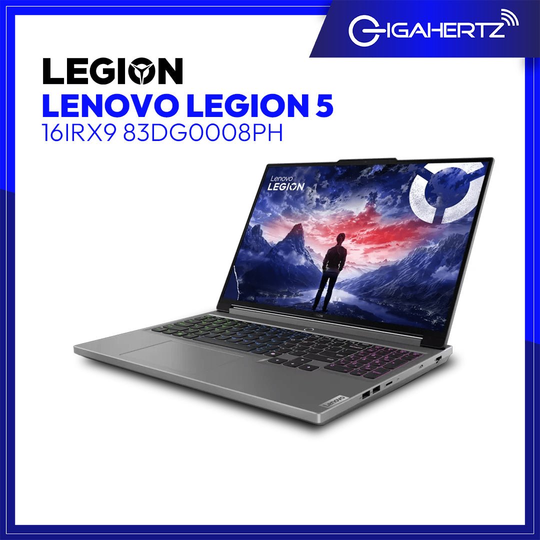 Lenovo Legion 5 16IRX9 83DG0008PH | 16" IPS | i7 - 14650HX | GeForce RTX 4070 | 16GB RAM | 1TB SSD | WIN 11 | Gigahertz