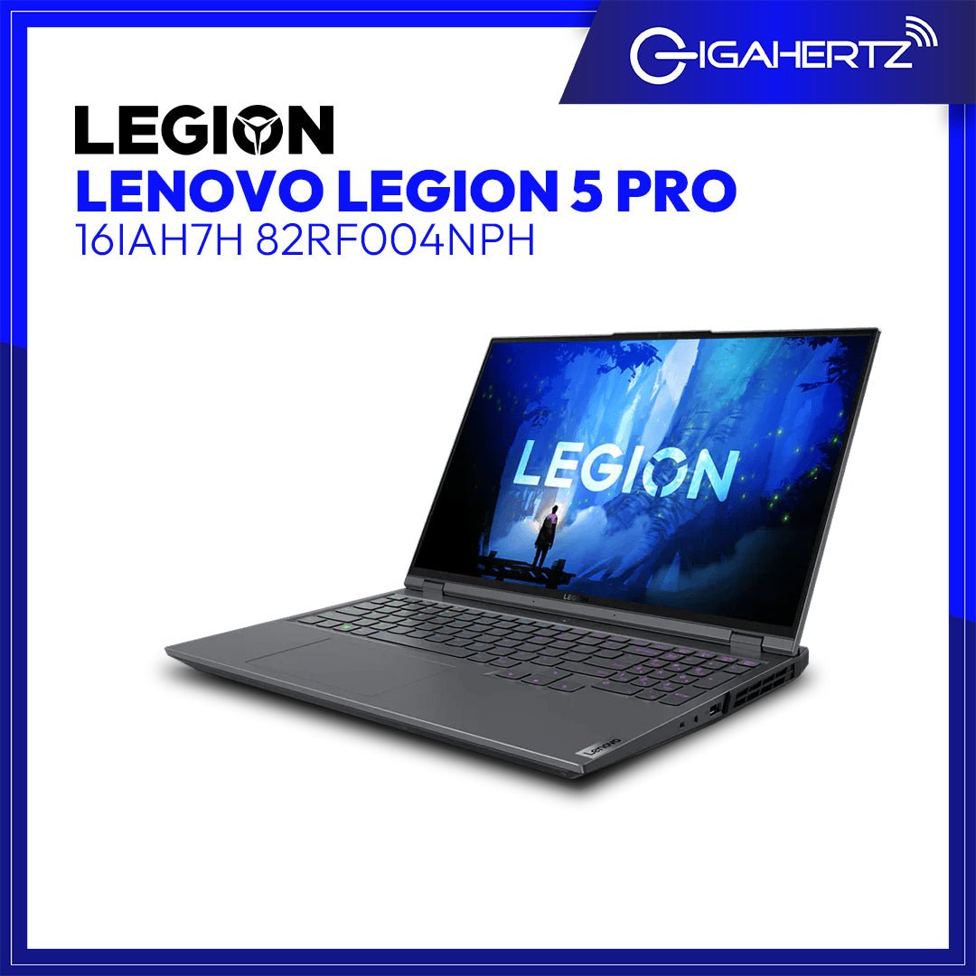 Lenovo Legion 5 Pro 16IAH7H 82RF004NPH | 16" WQXGA | i7 - 12700H | GeForce RTX 3070 | 16GB RAM | 1TB SSD | WIN 11 | Laptop Tiangge | Gigahertz