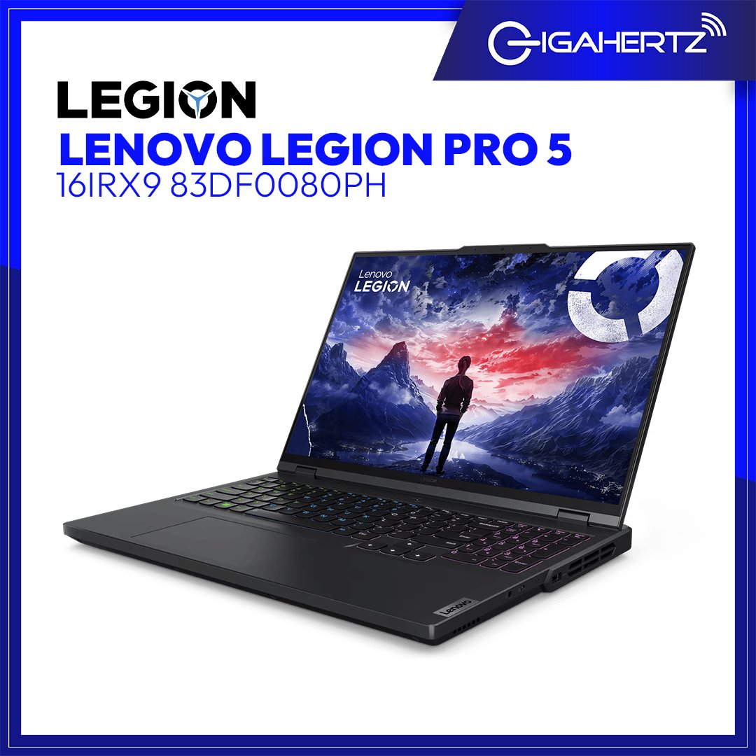 Lenovo Legion Pro 5 16IRX9 83DF0080PH Gaming Laptop | Gigahertz