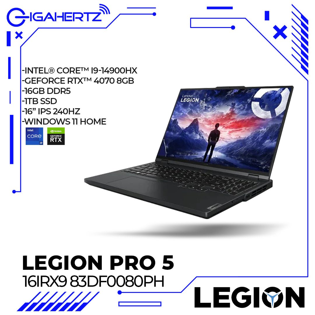 Lenovo Legion Pro 5 16IRX9 83DF0080PH Gaming Laptop | Gigahertz