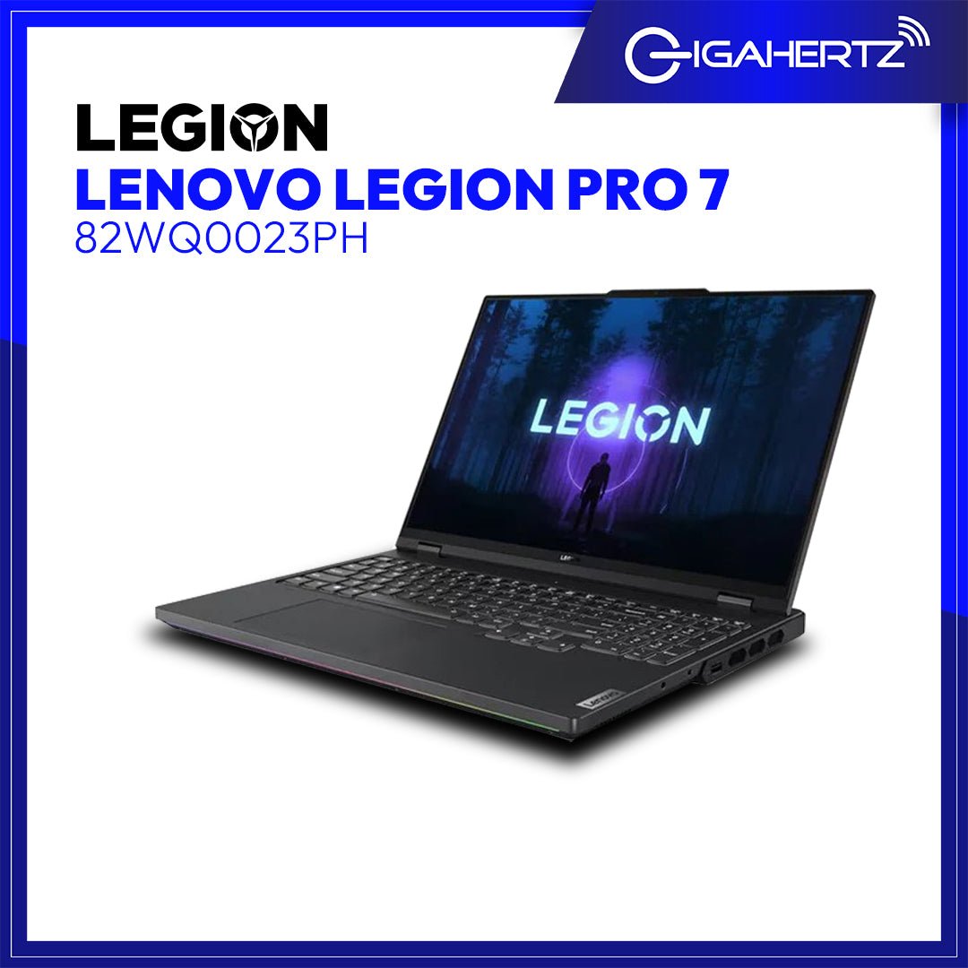 Lenovo Legion Pro 7 82WQ0023PH | 16" WQXGA | i9 - 13900HX | GeForce RTX 4080 | 32GB RAM | 1TB SSD | WIN 11 | Gigahertz