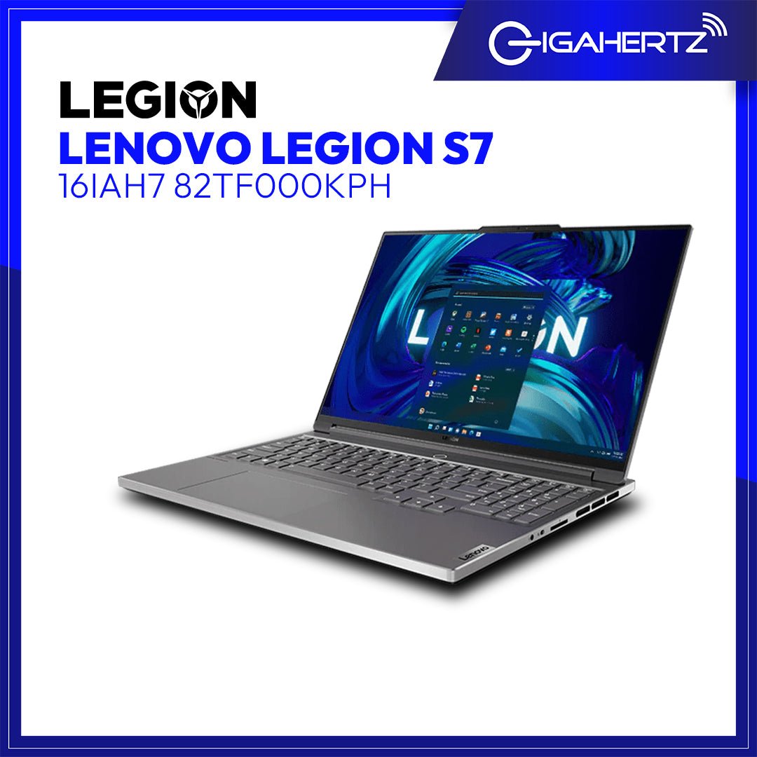 Lenovo Legion S7 16IAH7 82TF000KPH | 16" WQXGA | i7 - 12700H | GeForce RTX 3060 | 16GB RAM | 1TB SSD | WIN 11 | Gigahertz