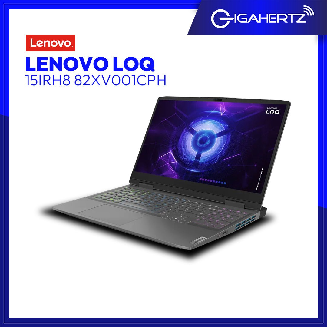 Lenovo LOQ 15IRH8 82XV001CPH | 15.6" WQHD | i7 - 13620H | GeForce RTX 4060 | 8GB RAM | 512GB SSD | WIN 11 Laptop Tiangge | Gigahertz