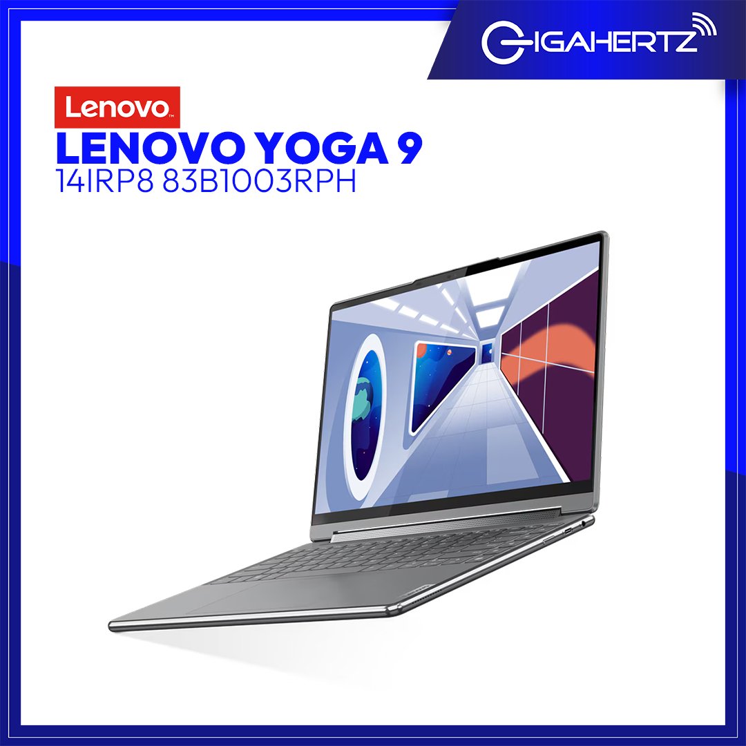 Lenovo Yoga 9 14IRP8 83B1003RPH | 14" OLED | i7 - 1360P | Iris® Xe Graphics | 16 GB RAM | 1 TB SSD | WIN 11 | Gigahertz