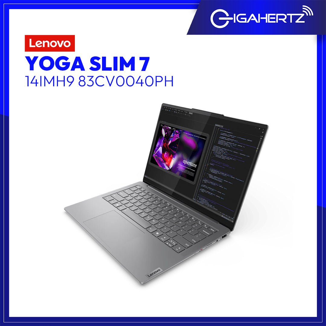 Lenovo Yoga Slim 7 14IMH9 83CV0040PH | 14" OLED | Intel® Core™ Ultra 7 155H | Intel® Arc™ Graphics | 16GB RAM | 1TB SSD | WIN 11 | Gigahertz