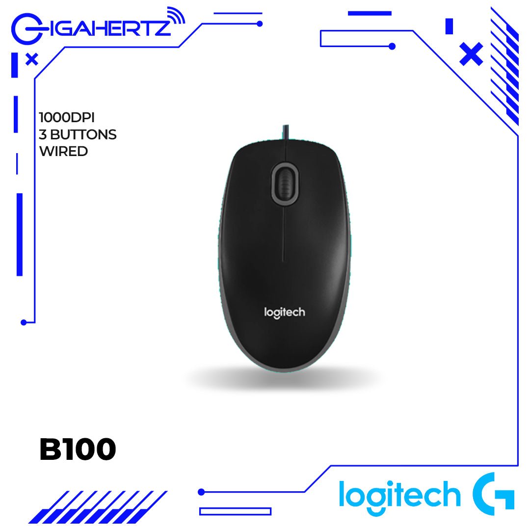 Logitech B100 Optical USB Mouse | Gigahertz