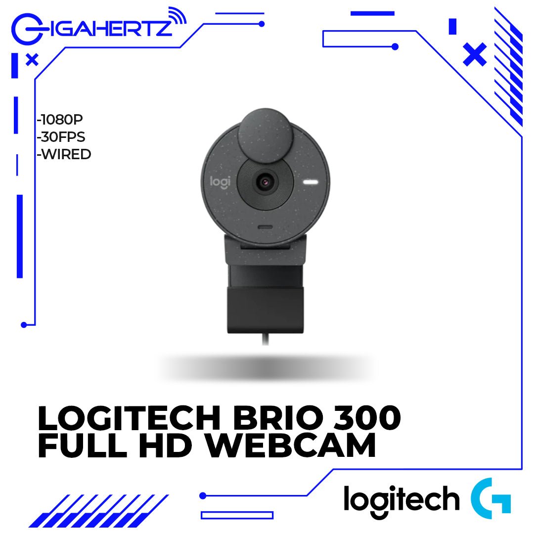 Logitech Brio 300 Full HD Webcam | Gigahertz