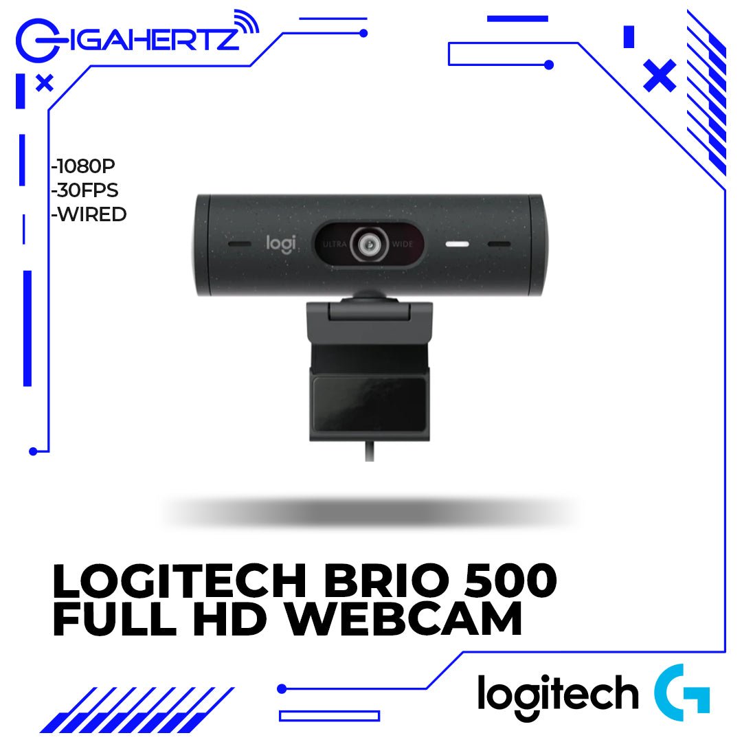 Logitech Brio 500 Full HD 1080p Webcam | Gigahertz