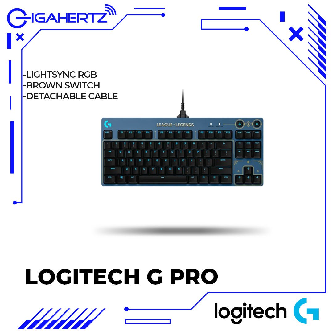 Logitech G PRO Mechanical Keyboard League Of Legends Edition | Gigahertz