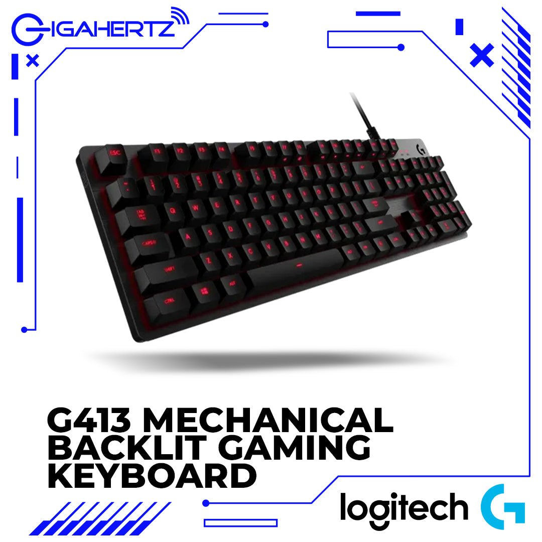 Logitech G413 Mechanical Backlit Gaming Keyboard | Gigahertz