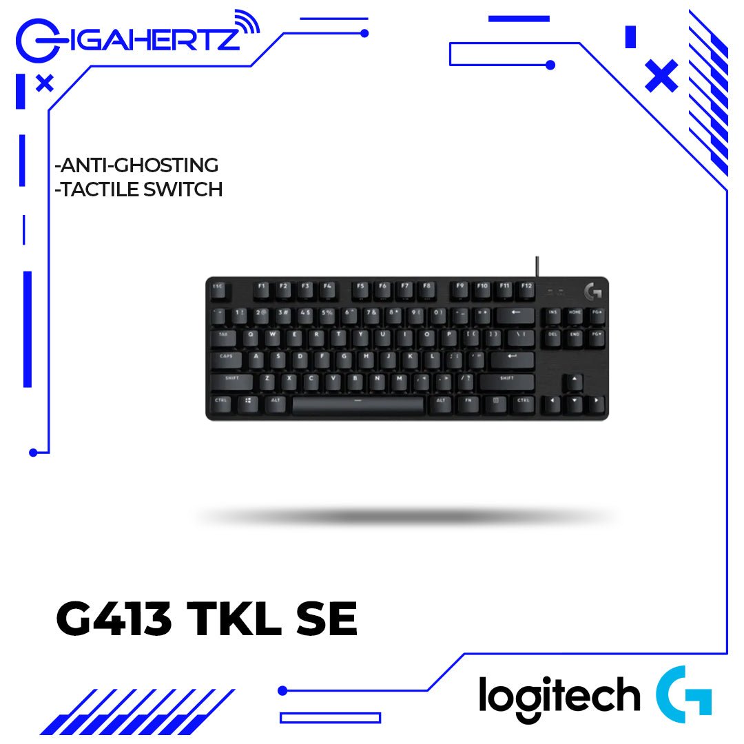 Logitech G413 TKL SE Mechanical Gaming Keyboard | Gigahertz