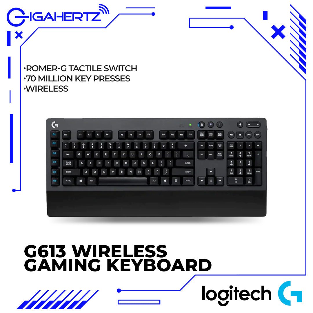 Logitech G613 Wireless Gaming Keyboard | Gigahertz