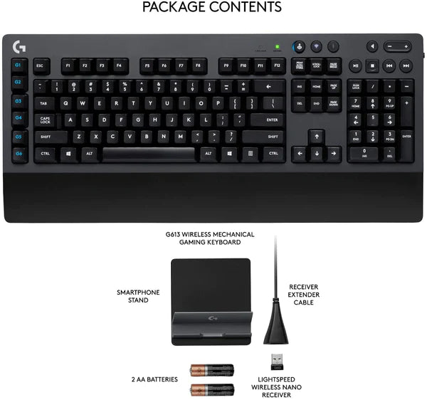 Logitech G613 Wireless Gaming Keyboard | Gigahertz