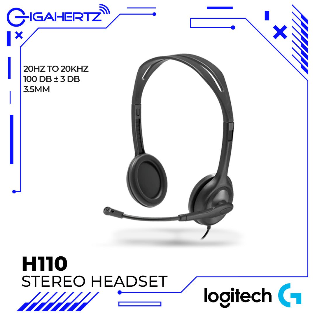 Logitech H110 Stereo Headset | Gigahertz