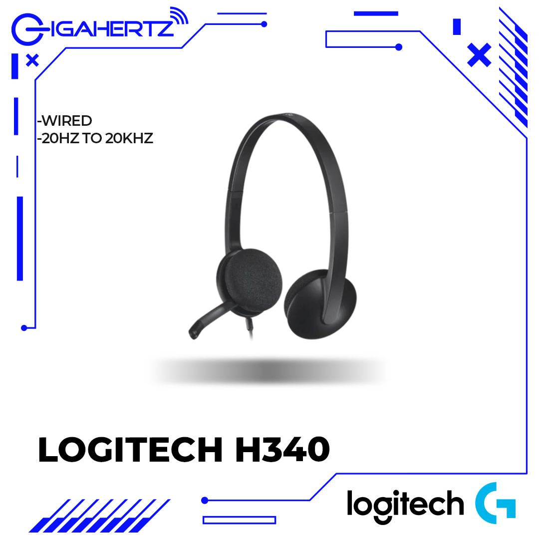 Logitech H340 USB Computer Headset | Gigahertz