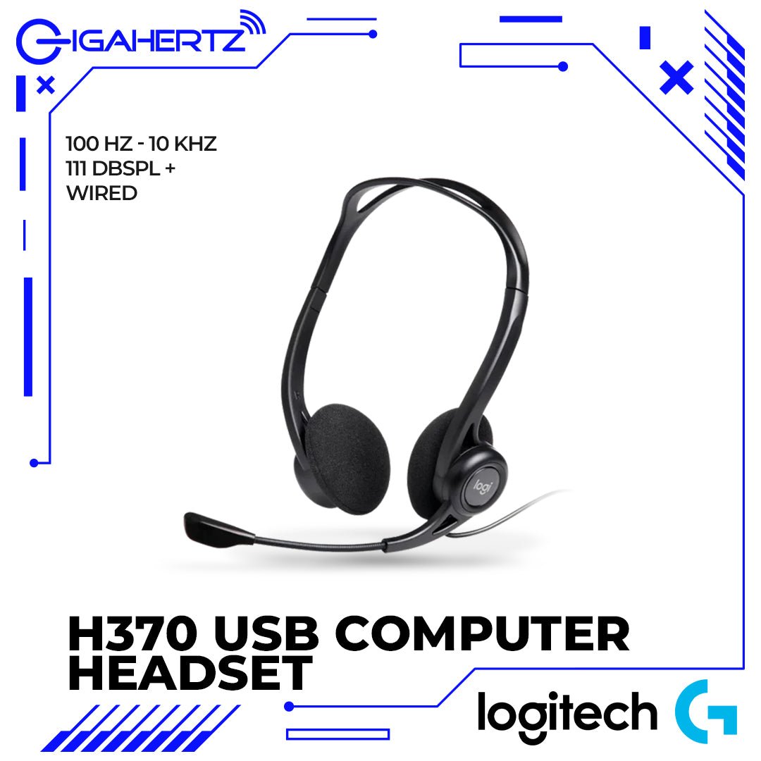 Logitech H370 USB Computer Headset | Gigahertz