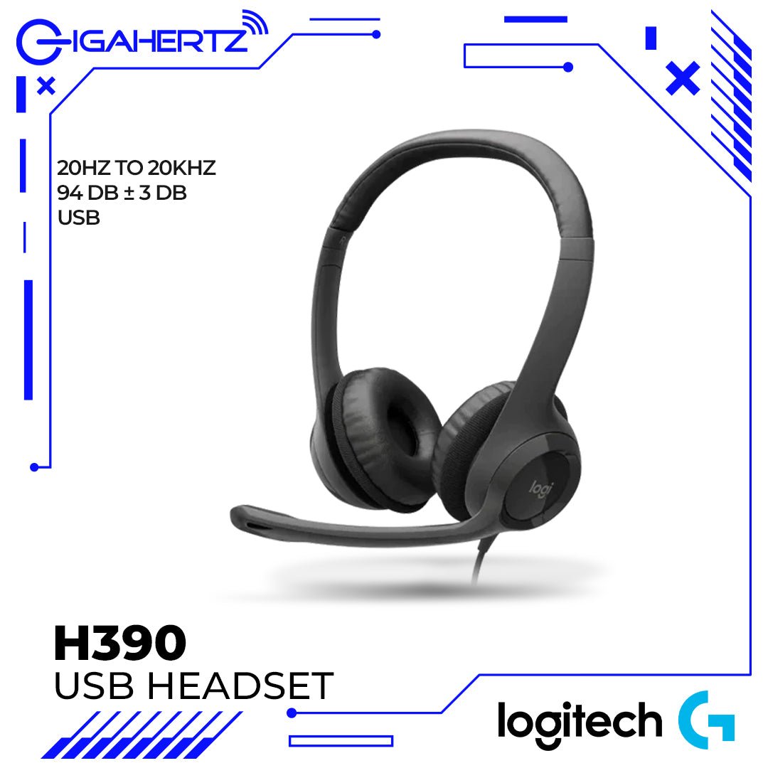 Logitech H390 USB Computer Headset | Gigahertz