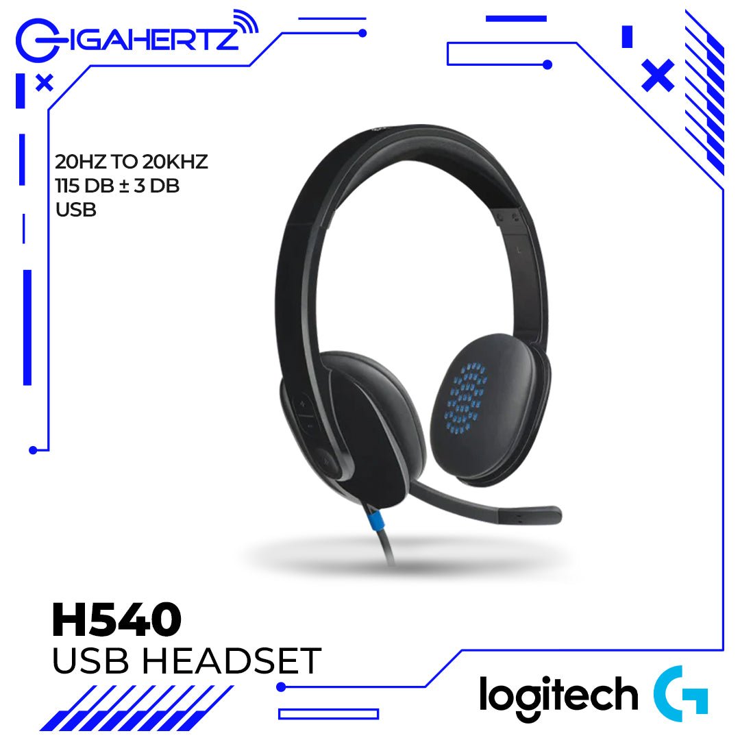 Logitech H540 USB Computer Headset | Gigahertz