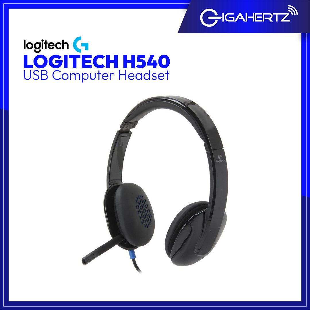 Logitech H540 USB Computer Headset | Gigahertz