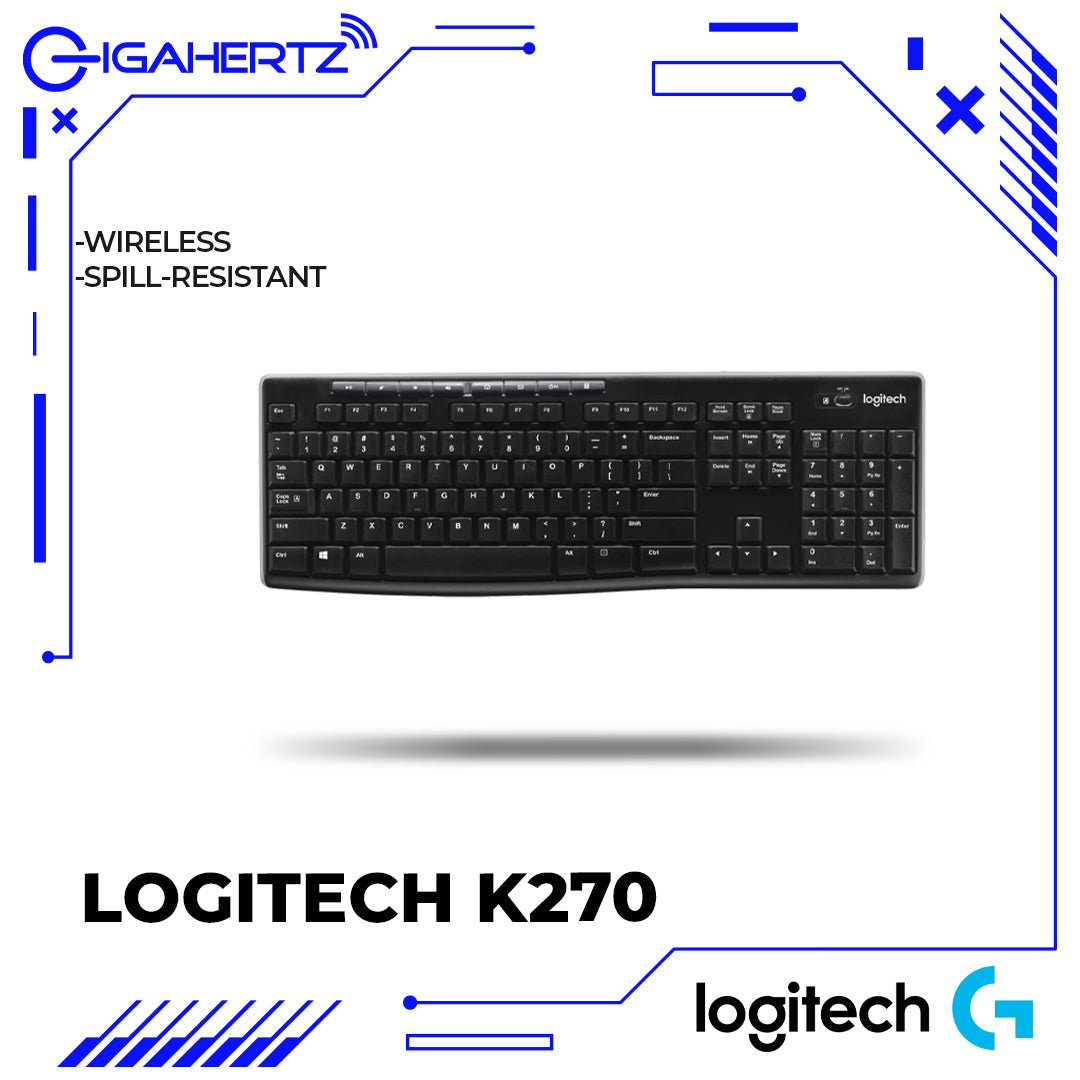 Logitech K270 Wireless Keyboard | Gigahertz