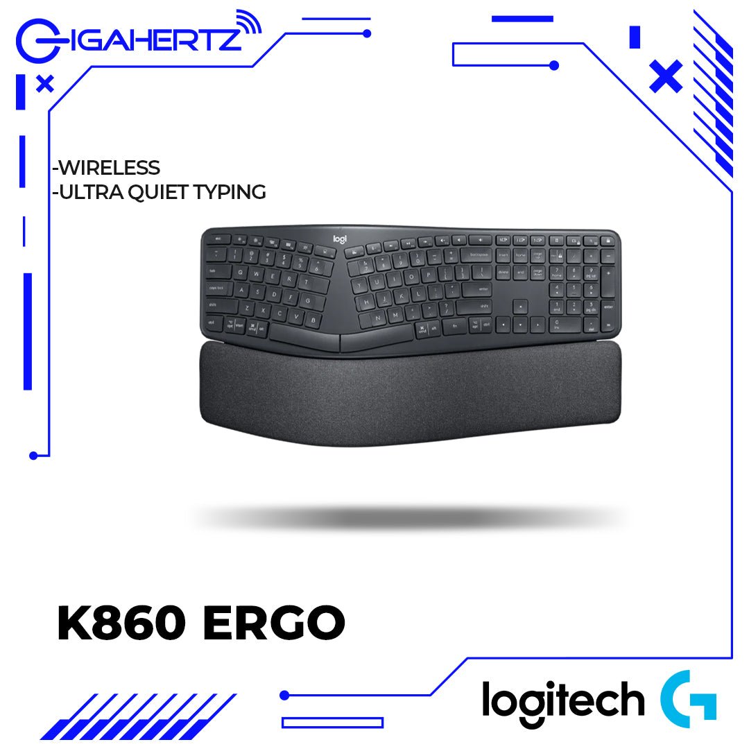 Logitech K860 ERGO Wireless Keyboard For Busines | Gigahertz