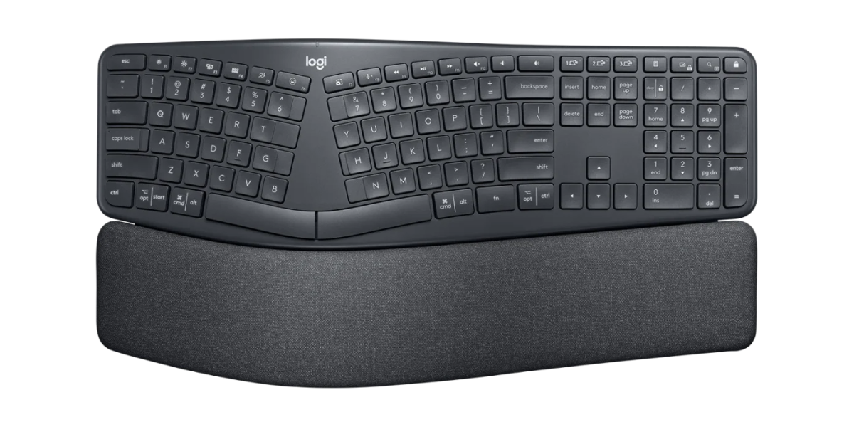 Logitech K860 ERGO Wireless Keyboard For Busines | Gigahertz