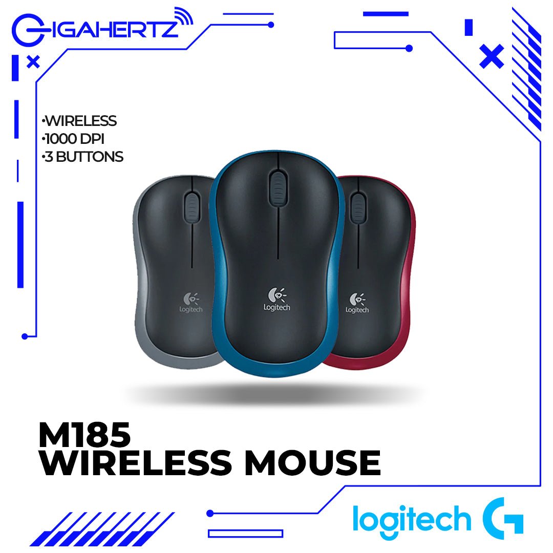 Logitech M185 Wireless Mouse | Gigahertz