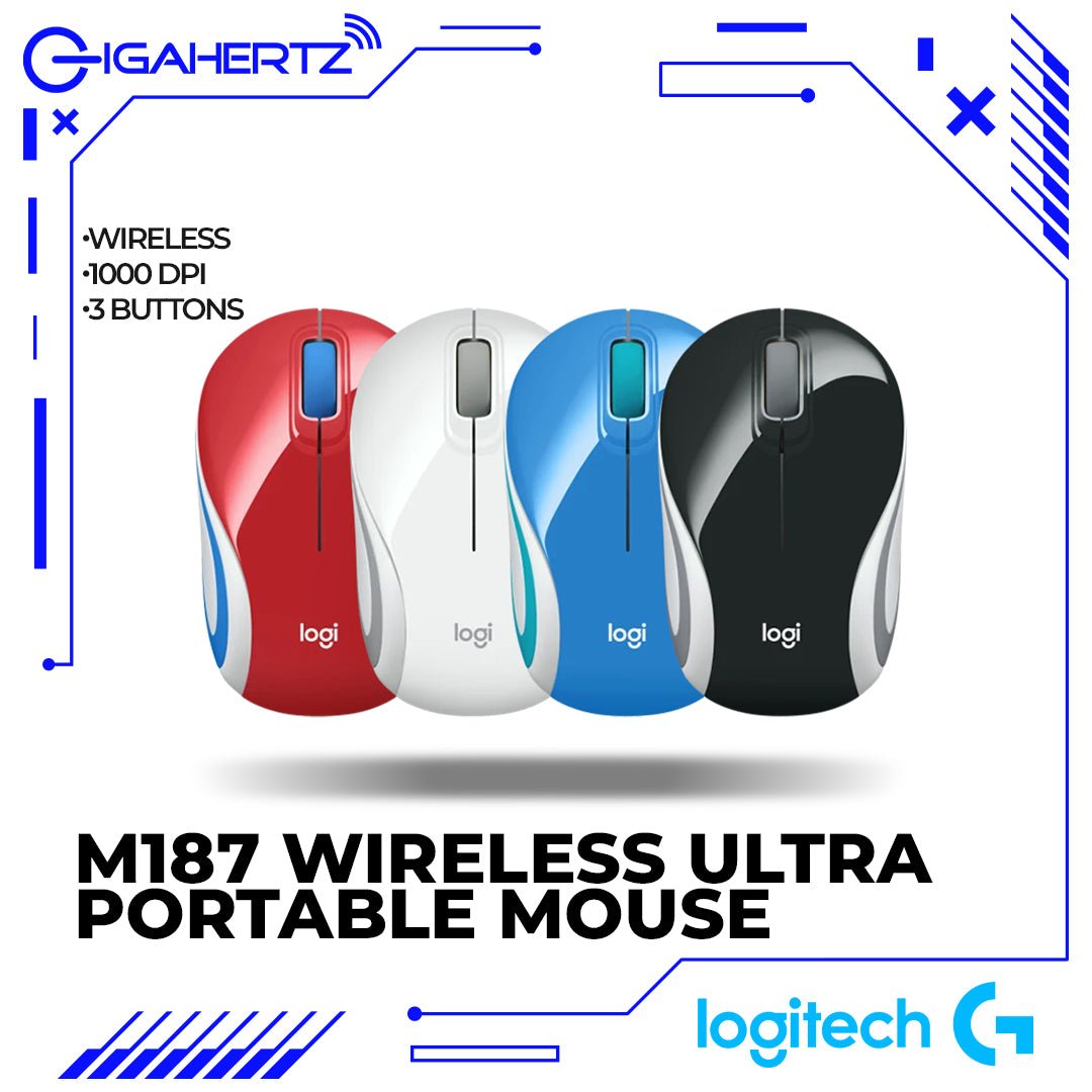 Logitech M187 Mini Wireless Mouse | Gigahertz