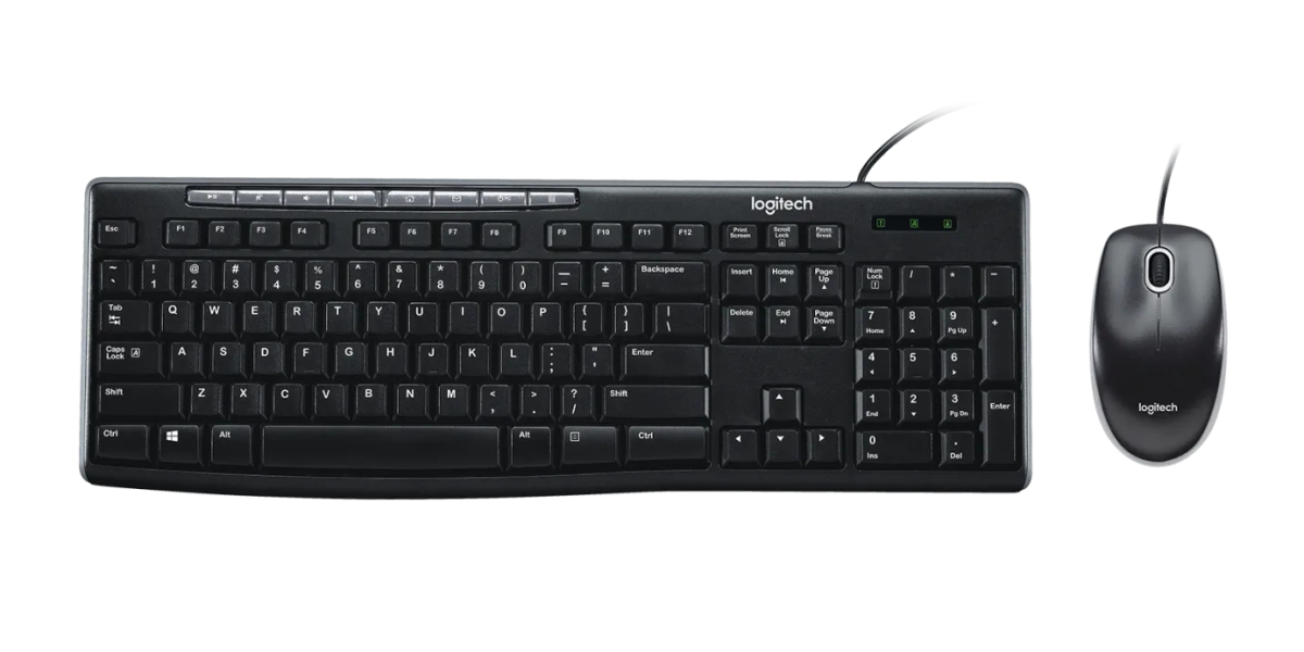 Logitech MK200 Multimedia Keyboard Mouse Combo | Gigahertz