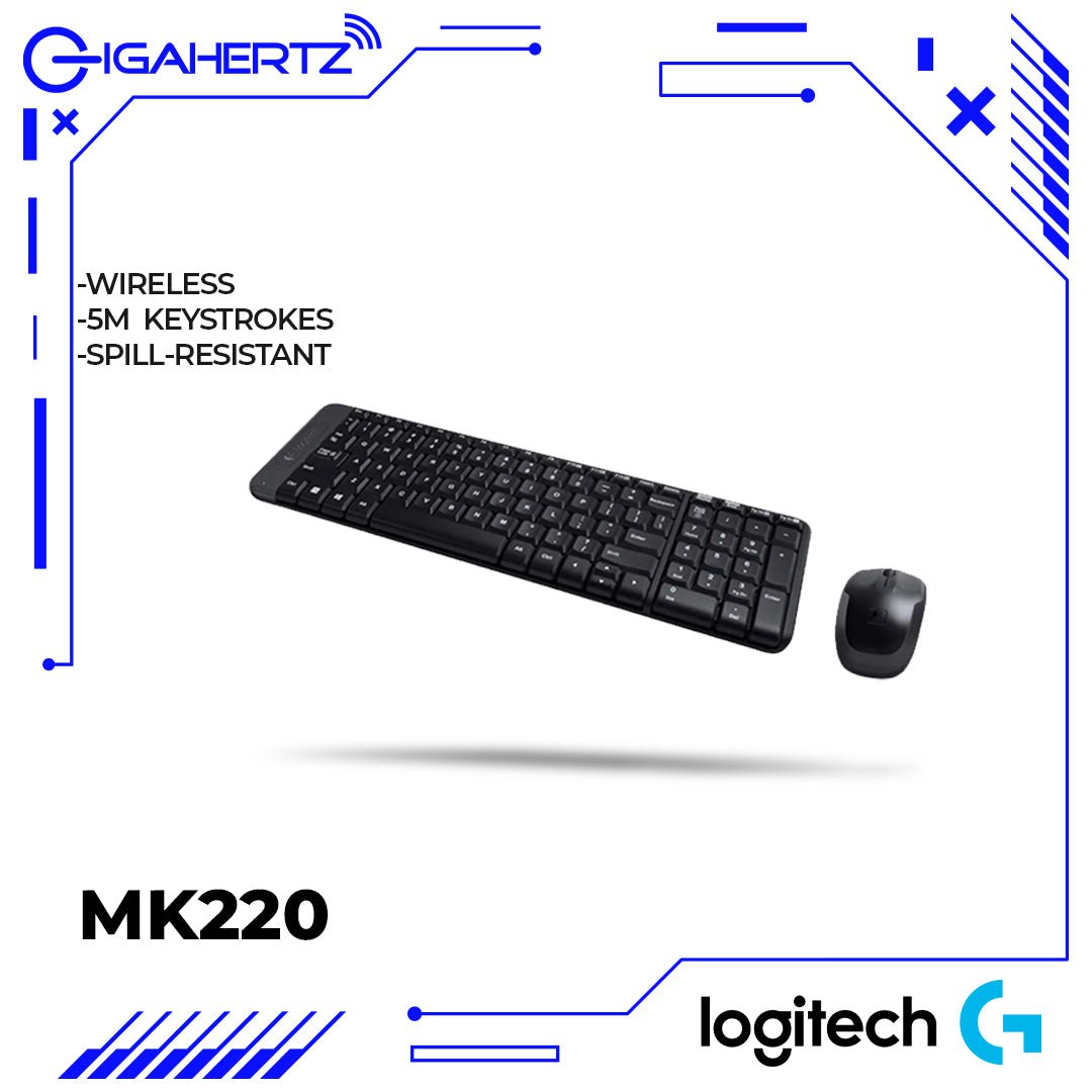 Logitech MK220 Wireless Keyboard and Mouse Combo | Gigahertz