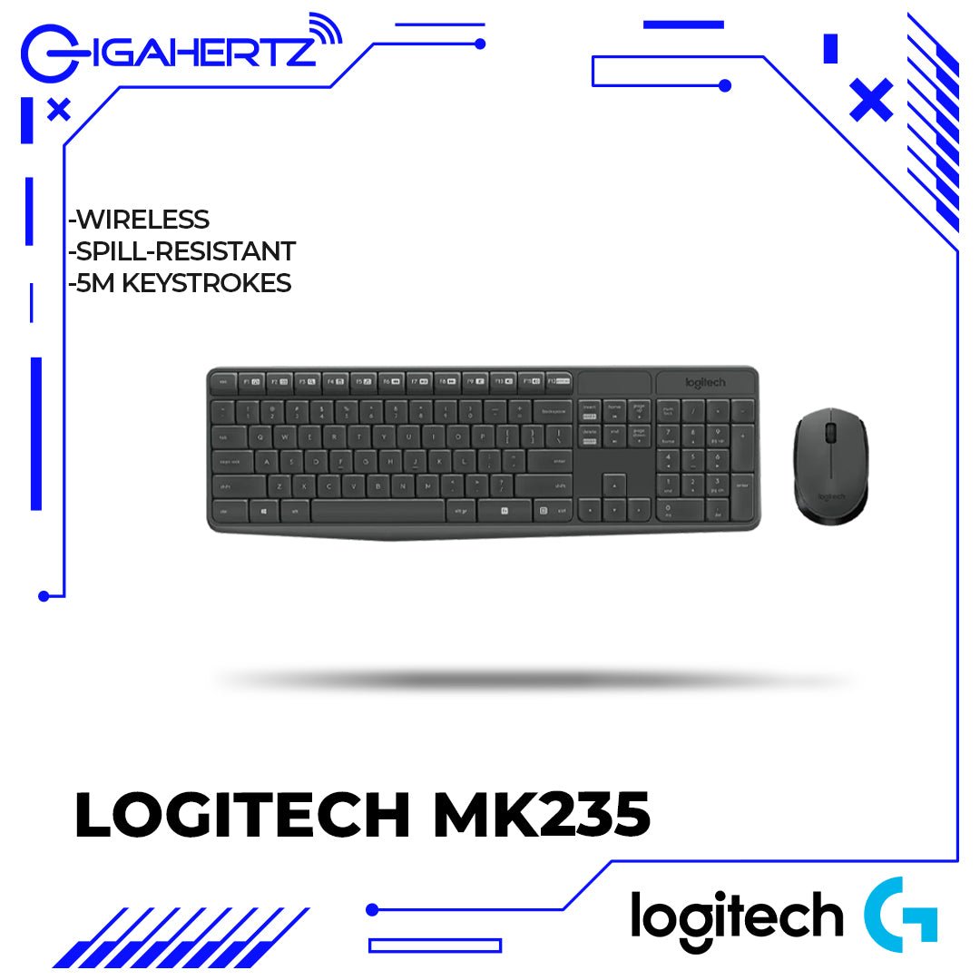 Logitech MK235 Wireless Keyboard And Mouse Combo | Gigahertz