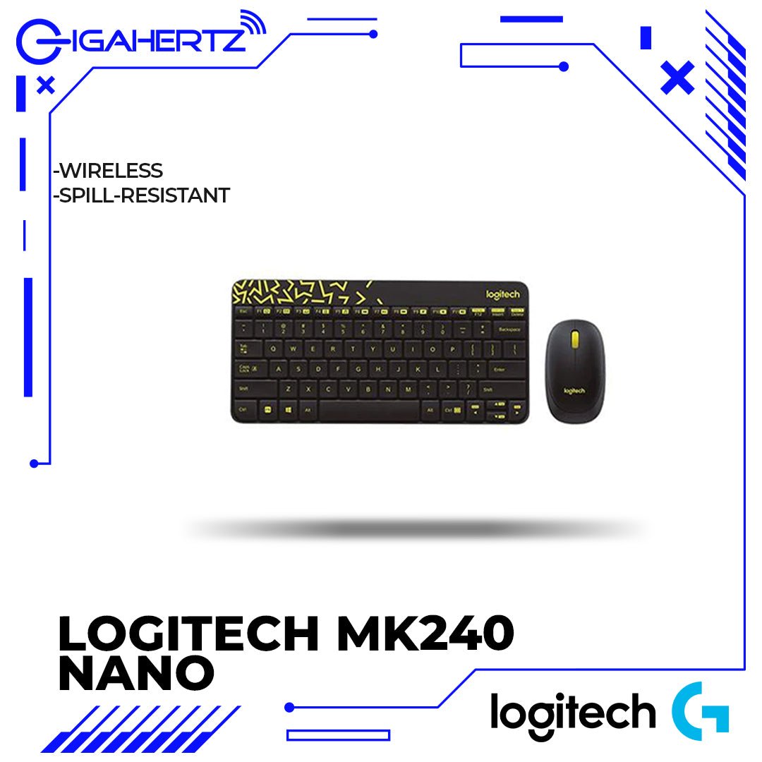 Logitech MK240 Nano Wireless Keyboard And Mouse Combo | Gigahertz