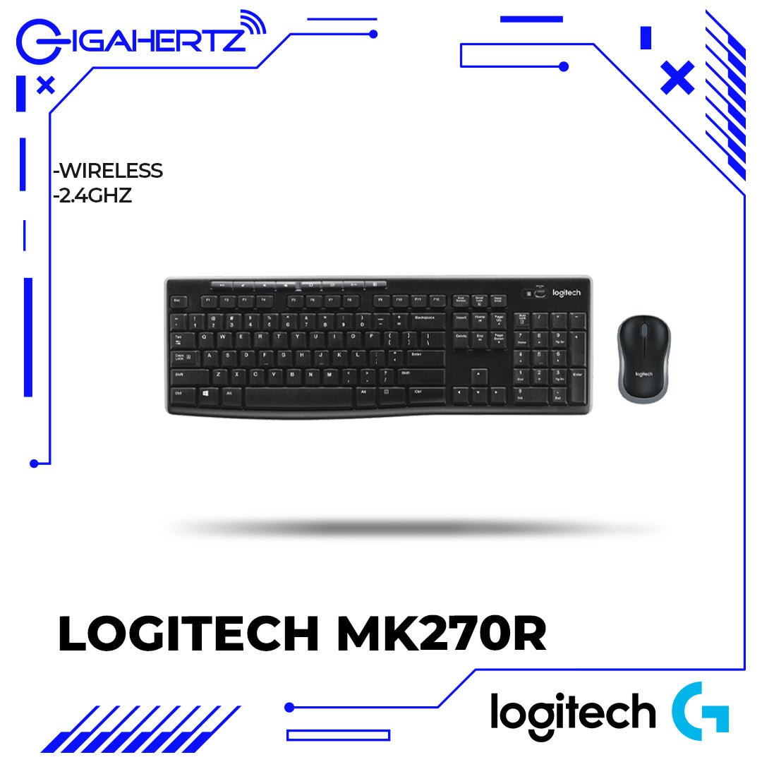 Logitech MK270R Wireless Keyboard And Mouse Combo | Gigahertz