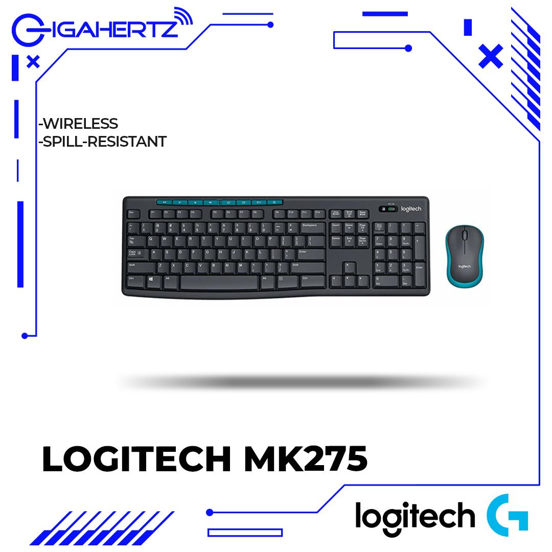 Logitech MK275 Wireless Keyboard Mouse Combo | Gigahertz