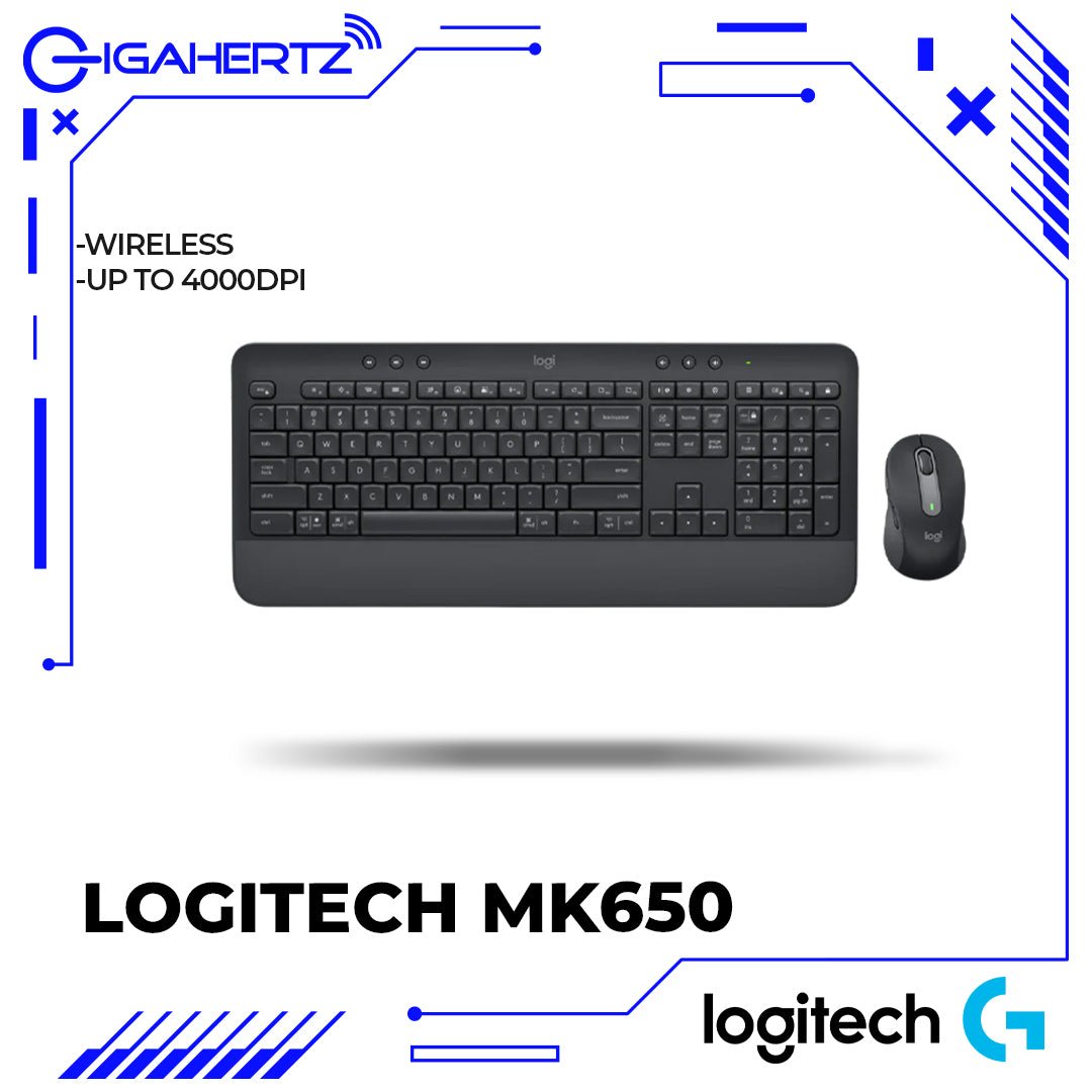 Logitech MK650 Signature Keyboard, Mouse Combo | Gigahertz