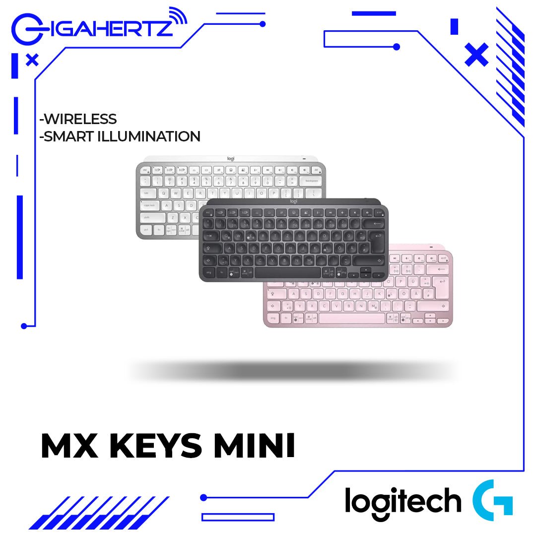 Logitech MX Keys Mini - Minimalist Wireless Illuminated Keyboard | Gigahertz