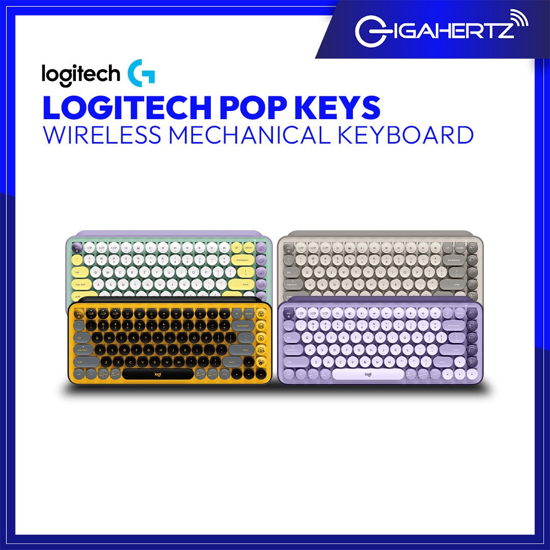 Logitech POP Keys Wireless Mechanical Keyboard With Customizable Emoji Keys | Gigahertz