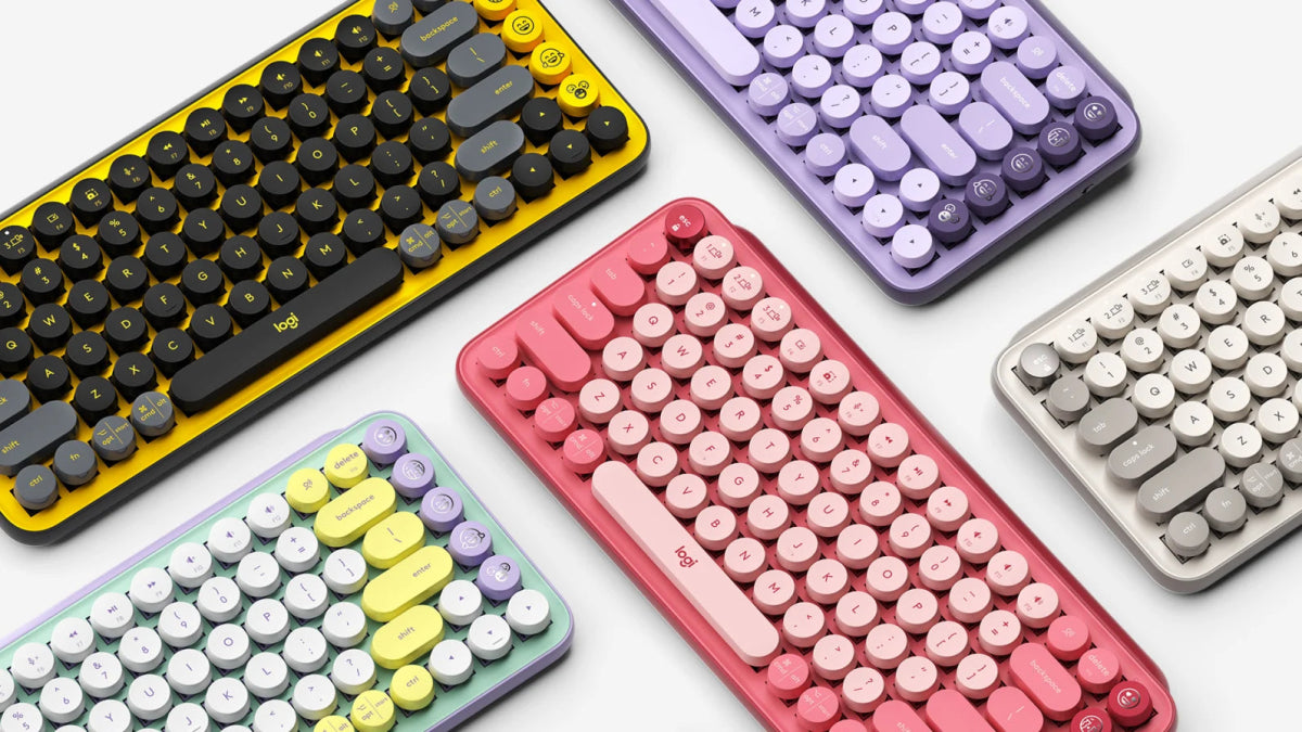 Logitech POP Keys Wireless Mechanical Keyboard With Customizable Emoji Keys | Gigahertz