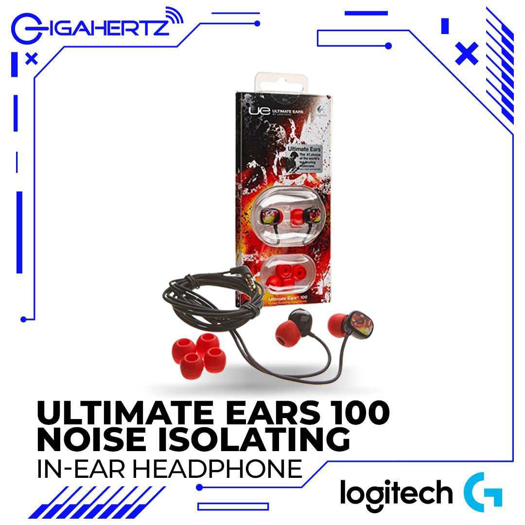 Logitech Ultimate Ears 100 Noise Isolating In - Ear Headphone | Gigahertz