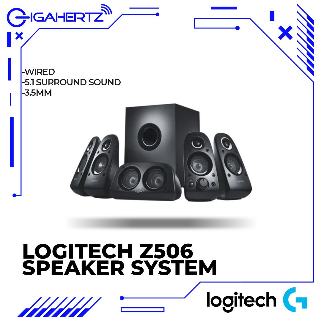 Logitech Z506 5.1 Surround Sound Speaker System | Gigahertz