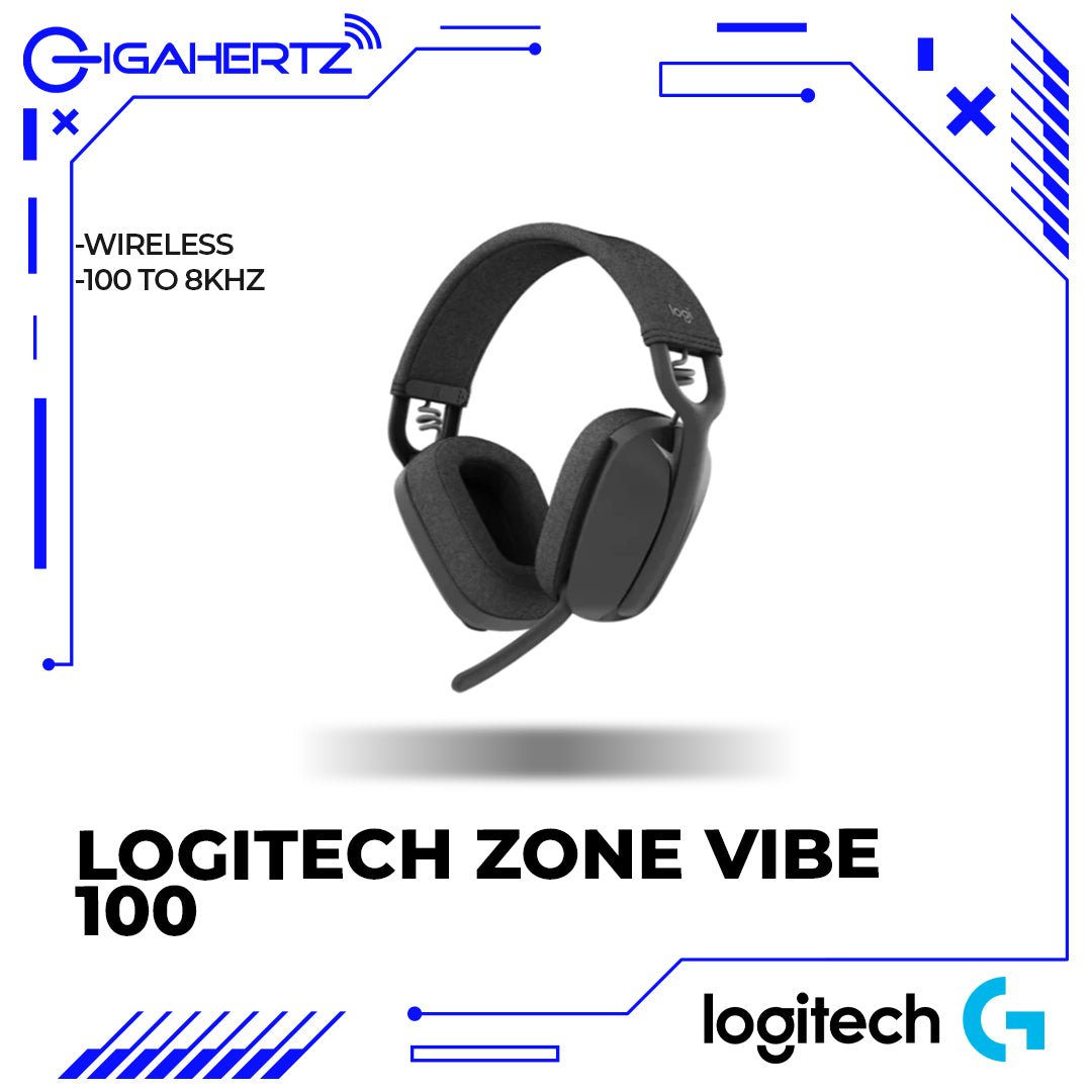 Logitech Zone Vibe 100 Wireless Headphones | Gigahertz