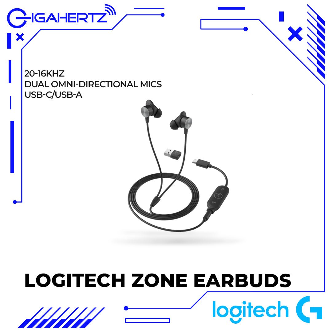 Logitech ZONE WIRED EARBUDS | Gigahertz