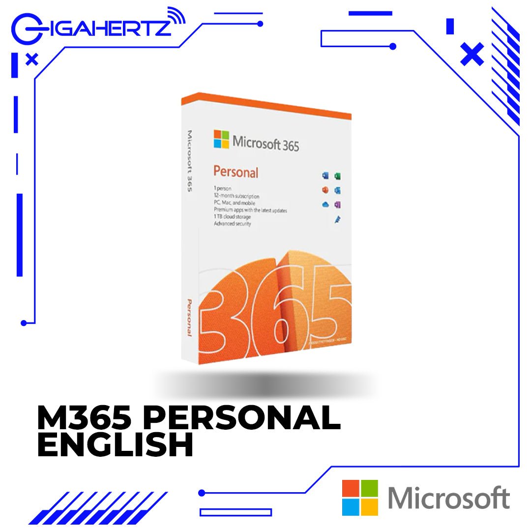 MICROSOFT M365 PERSONAL ENGLISH APAC EM SUBSCR 1YR MEDIALESS P8 | Gigahertz