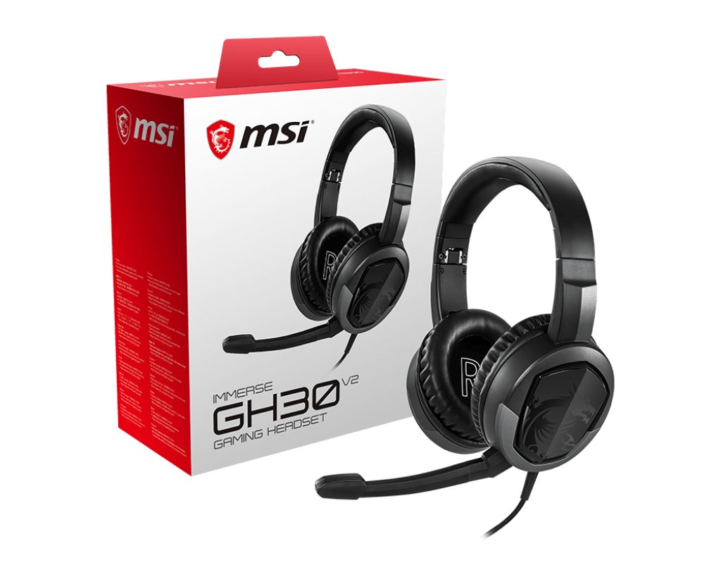 MSI Immerse GH30 V2 Gaming Headset | Gigahertz