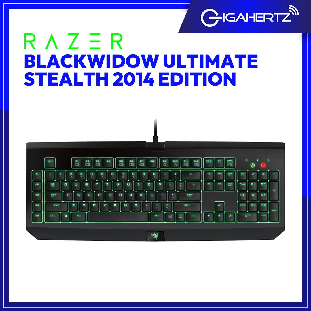 Razer BlackWidow Ultimate Stealth Mechanical Gaming Keyboard 2014 Edition | Gigahertz